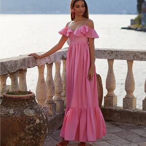 ALAMOUR THE LABEL, Halima Dress in Pink, New with Tags